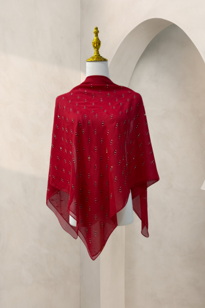 BAWAL ASLI JAPANESE COTTON (CORNFLAKES) RED