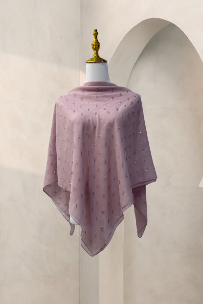 BAWAL ASLI JAPANESE COTTON (CORNFLAKES) DUSTY PINK